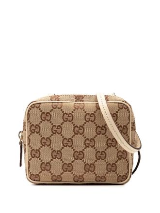Gucci 2000-2015 GG Canvas crossbody bag - Brown