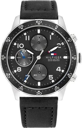 Tommy Hilfiger 1791947 Chronograaf Horloge - Heren - Horloges - Zwart - ONE Size - Accessoires