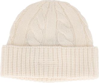 MC2 Saint Barth Gebreide muts - unisex - Hoeden - Wit - ONE Size - Wol - Accessoires