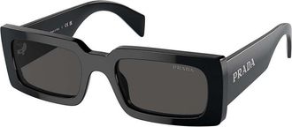 Prada PR A07SF Asian Fit 1AB5S0 Womens Sunglasses Black Size 54