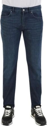 HUGO BOSS Heren, Jeans, Blauw, Maat: W38 Katoen