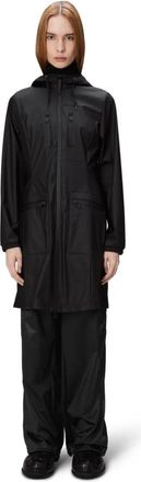 Rains Zwarte Unisex Jas - unisex - Regenjassen - Zwart - ONE Size - Jassen