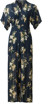 Reformation Bloemenprint Duidelijke Halslijn Jumpsuit