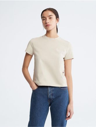 Calvin Klein Womens Archive Logo T-Shirt - Neutral - XS