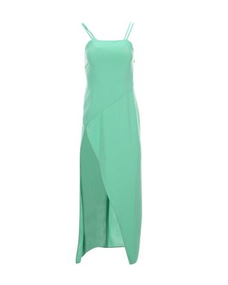 The Attico De Attico strappy midi-jurk in groene viscose