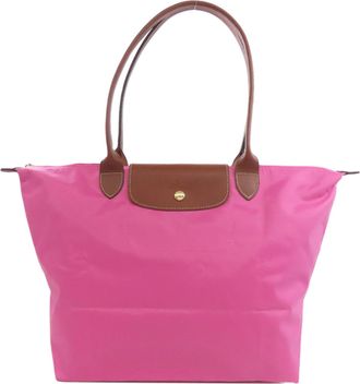 Longchamp Pink Nylon Tote Bag (Pre-Owned)