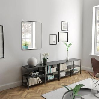 Aurlane Aurlane - Espejo De Ba&ntilde;o Rectangular 60x80 Cm - Marco De Aluminio - Hob 60