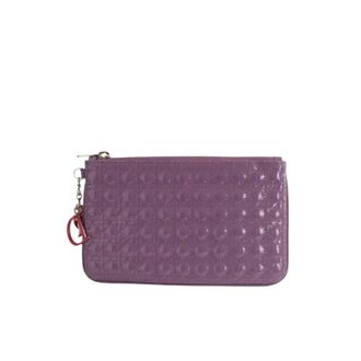 Dior Pre-owned Vintage Pochette Leren Clutch - Dames - Pre-owned - Paars - Maat: ONE Size Leer