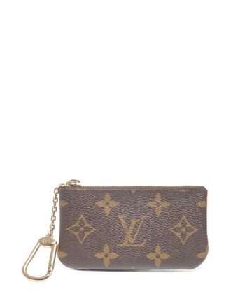 Louis Vuitton Portafoglio con monogramma e zip 2003 - Marrone