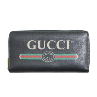 Gucci Pre-owned Long wallet (bi-fold) - Heren - Vintage Accessoires - Zwart - ONE Size - Leer - Vintage