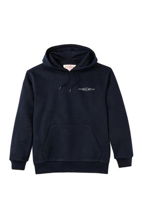 Filson Mens Prospector Graphic Long Sleeve Hoodie In Night Sky Diamond