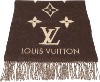 Louis Vuitton Pre-owned Stole - Dames - Vintage Accessoires - Bruin - ONE Size - Kasjmier - Vintage