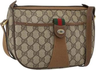 Gucci Pre-owned Cross Body Bags, female, Beige, Size: ONE SIZE Pre-owned Cross Body Bag