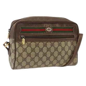 Gucci Pre-owned Vintage GG Canvas Shoulder Bag - - Pre-owned - Donna - Beige - ONE SIZE