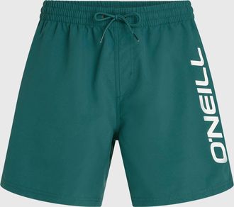 O'Neill Badeshorts ONEILL ONEILL LOGO 16 SWIMSHORTS, Herren, Gr. XXL, N-Gr, botanical heat, Obermaterial: 100% Polyester, Badehosen Badeshorts, mit Seiten- un