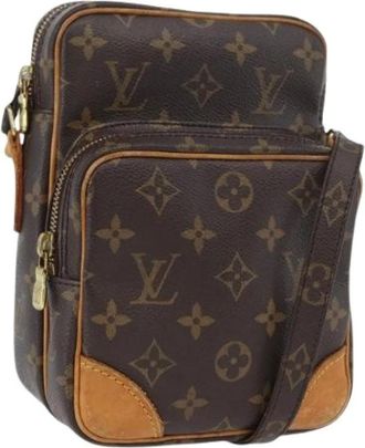 Louis Vuitton Pre-owned Cross Body Bags, female, Brown, Size: ONE SIZE Pre-owned Vintage Monogram Canvas Shoulder Bag