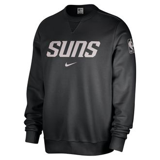 Nike Phoenix Suns Standard Issue Nike Mens Dri-FIT NBA Crew-Neck Sweatshirt in Black | FV2075-010