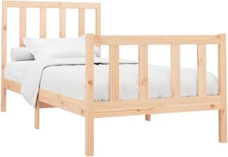 vidaXL Bed Frame without Mattress 90x200 cm Solid Wood Pine vidaXL