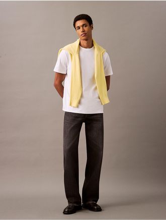 Calvin Klein Jeans Calvin Klein Mens Flower Graphic Classic T-Shirt - White - XL