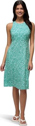 Prana Jewel Lake Summer Dress Womens Clothing Sea Glass Seaweed : LG (Womens 12-14), Elastane/Polyester