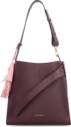 Givenchy Leren Hobo Tas met Kwastaccent - Dames - Schoudertassen - Rood - ONE Size - Leer - Tassen