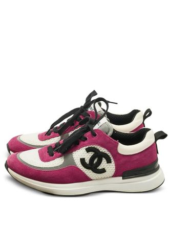 Chanel Su&egrave;de sneakers - Paars