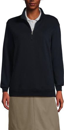 Lands End Adult Quarter Zip Sweatshirt in Classic Navy at Nordstrom, Size Xx-Large