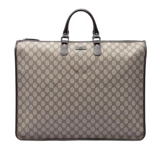Gucci Pre-owned Weekend Bag - unisex - Pre-owned - Beige - Maat: ONE Size Leer