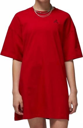 Nike Jordan Womens Essentials T-Shirt Dress In Gym Red
