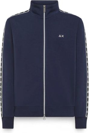 Sun 68 Zip-through Sweatshirt - Heren - Vesten met rits - Blauw - 2XL - Hoodies & sweatvesten
