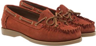 Free People Lagoon Cut Out Suede Boat Shoe