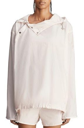 adidas Light Packable Hooded Anorak in Wonder Quartz at Nordstrom Rack, Size X-Large