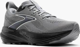 Brooks Mens Glycerin Gts 22 Shoe In Primer Gray/ebony/bluewash