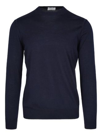 Paolo Pecora round-neck sweater - men - Virgin Wool - M - Blue