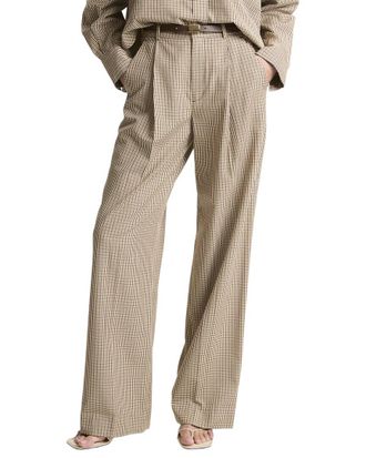 Vince Camille Mid Rise Wide Leg Trouser