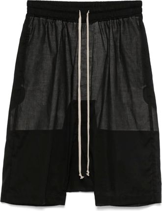 Rick Owens Shorts Pods - Nero