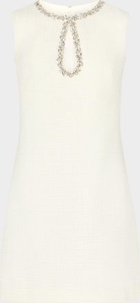 Milly Eden Embellished Bouclé Mini Dress