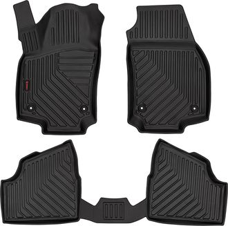 OEM Alfombrillas De Goma 3d Para Opel Astra H (sed&aacute;n, Hatchback, Familiar, Twintop, Cabrio, Coup&eacute;, 2003-2010) - Borde De 5 Cm