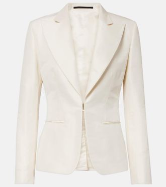 Gucci Blazer de faya de seda