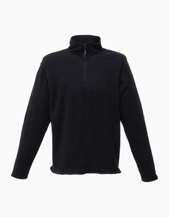Regatta Mens Regatta Mens Micro Zip Neck Fleece Top (170 GSM) - Black - Size: 36