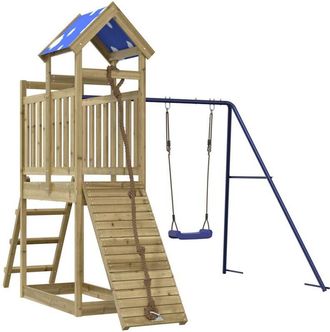 vidaXL Parque Infantil De Exterior Madera De Pino Impregnada Vidaxl