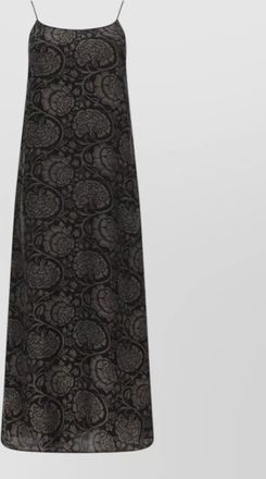 Uma Wang long dress anaya maxi spaghetti straps floral