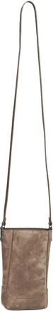 Brunello Cucinelli Tassen, Dames, Bruin, ONE Size, Leer, Softy Small Suede Crossbody Bag