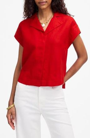 Madewell Resort Collar Shirt in Festival Red at Nordstrom Rack, Size Xx-Small