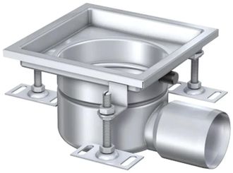 Aco Aco Sumidero Compacto Variant Cr Dn70/1,5 Grados/1,6l/s/ V2a/marco 200x200, 9575.00.10