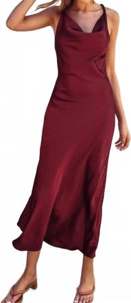Dress Forum Twist & Shout Twist Strap Maxi Dress In Black