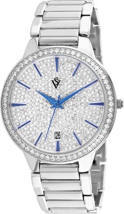 Christian Van Sant Womens Alessia Silver Round 38mm