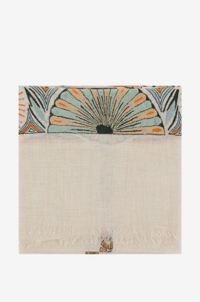 Pink Maharani Schal aus Kaschmir Art Deco Hashidar