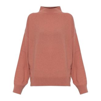 Akep Jersey de lana con abertura en la espalda - Knitwear - Mujer - Rosa - XS