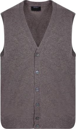 Dell'Oglio Truien & Vesten, Heren, Bruin, M, Cashmere Truien